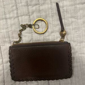 HOBO Leather Stitched Card Wallet